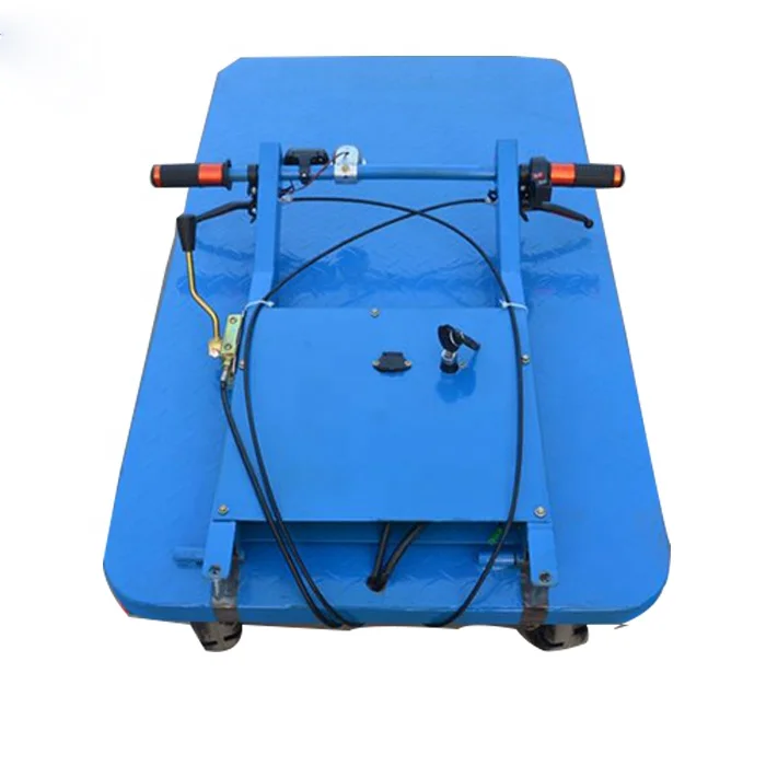 Industry electric flatbed trolley hydraulic lift trolley