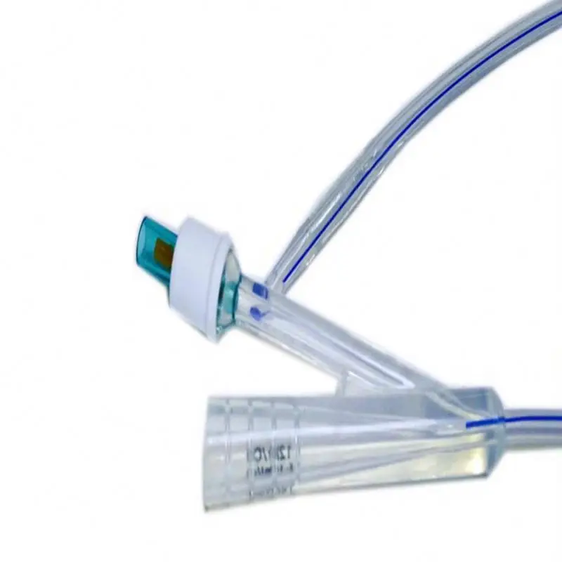 
2 way silicone foley catheter,double balloon silicone foley catheter 