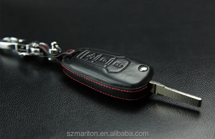 
Original Genuine Leather Key Bags Car Key Case for 2016 new mondeo escort Mustang universal key case with Gift NO LOGO 