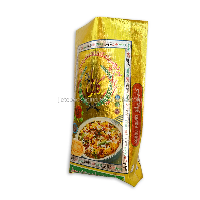 Новый материал bopp ламинированный полипропилен пластиковая ткань pp тканый жасмин риса упаковочный мешок для 50 кг 25 кг семян подсолнечника