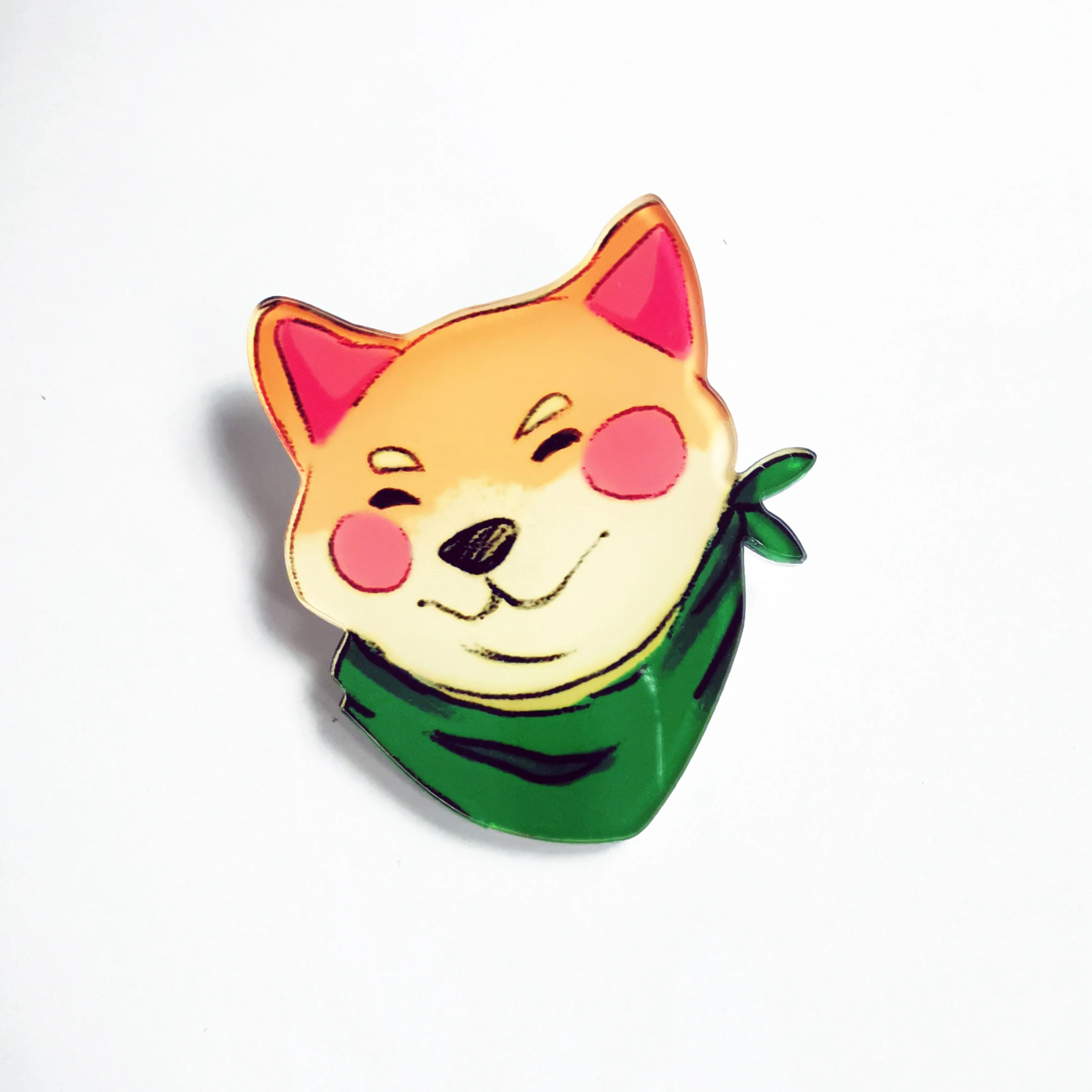 Акриловая булавка под заказ для именного значка с защитной задней булавкой