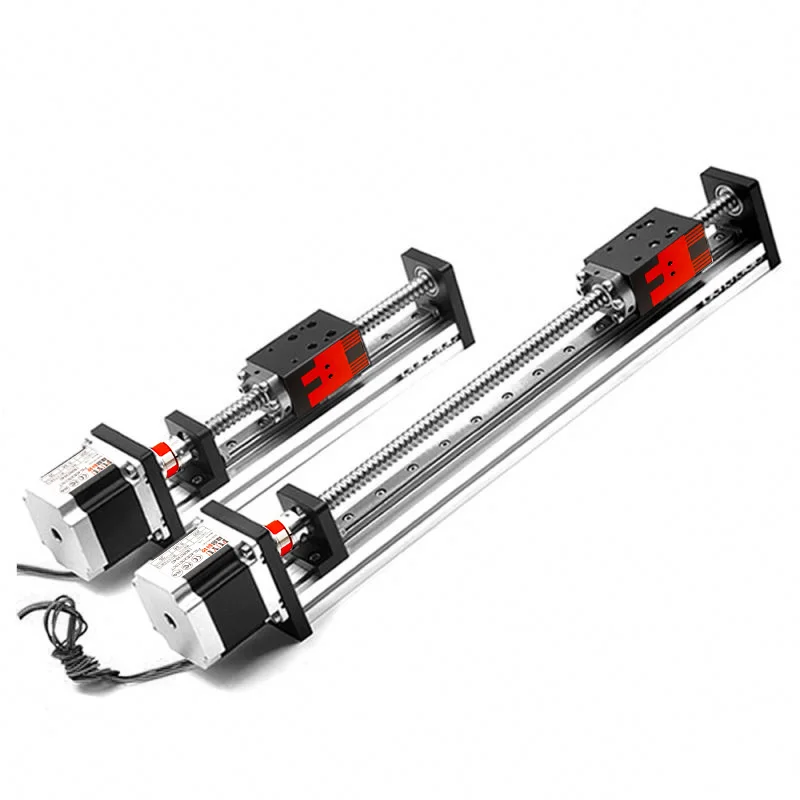 ballscrew actuator aluminum high precision linear motion guide cnc with motor