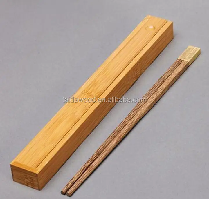 Бамбуковая деревянная коробка для палочек