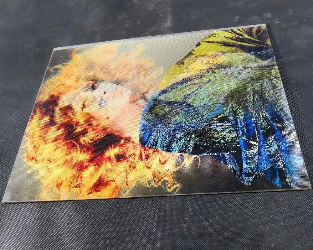 UV printing 3D lenticular picture frame