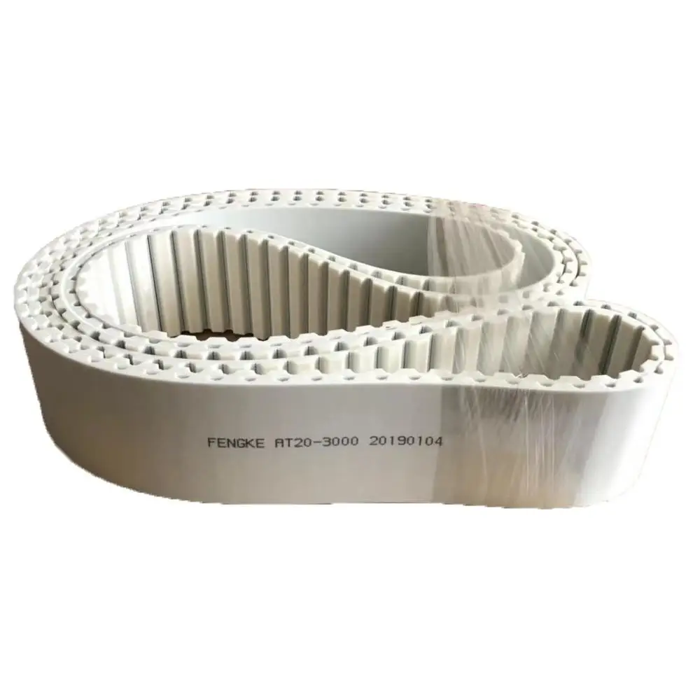 50AT20-3000 High Quality Endless White PU Timing Belt
