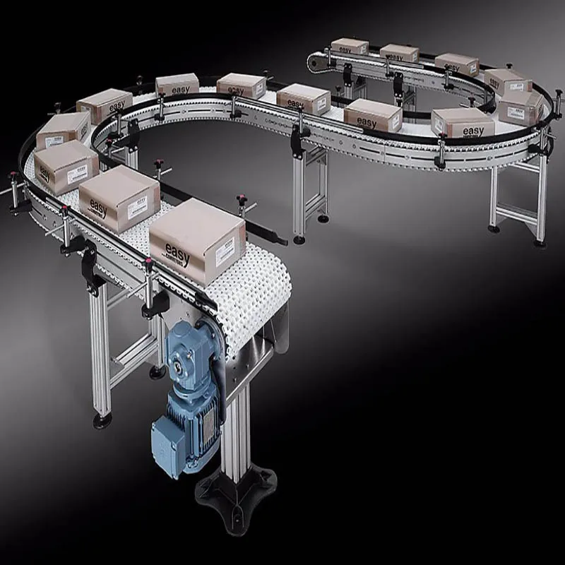 0-180 degree stainless steel/plastic chains food beverage processing turn conveyors