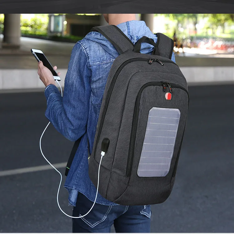 Мужской рюкзак с защитой от кражи и USB-портом для зарядки