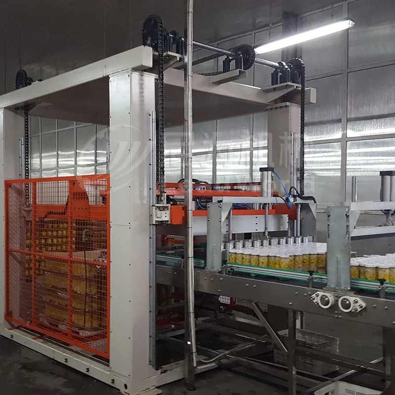 Автоматический паллетизатор для банок