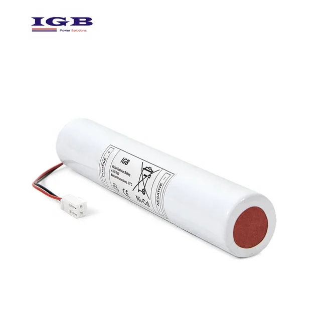 Factory OEM/ODM D4500mAh 3.6V NiCd Battery Pack for LED Emergency Drivers