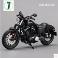 Har ley Davidson Sportster Iron 883 maisto 1 12 Original simulation model alloy motorcycle Black fast