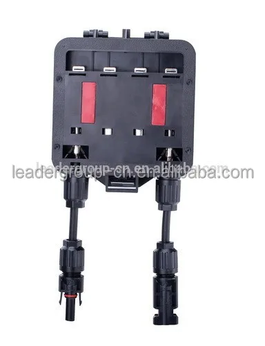 TUV Approved IP65 Waterproof 4 Rails 3 Diode Junction Box with Solar  Connector and Solar Cable Suitable for Solar Panel Solar