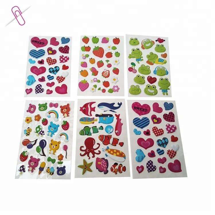 
Flower 3d craft puffy 3D kids foam stickers 