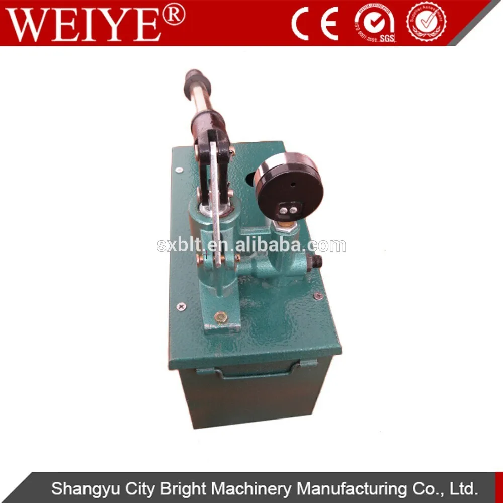 much cheaper manual hydrostatic pump for measuring pipeline pressure test pressure pump sb-4.0