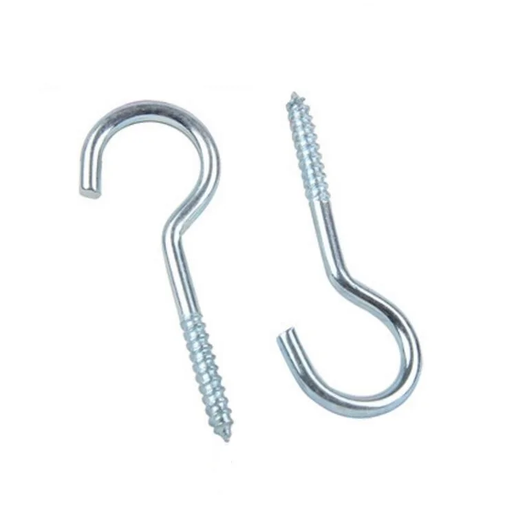 Open close hook swivel eye screw