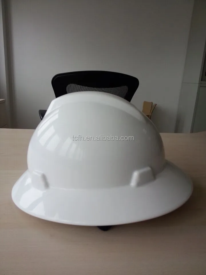 Шлем с полными полями для строителей, с сертификатами CE и ANZI casco de seguridad