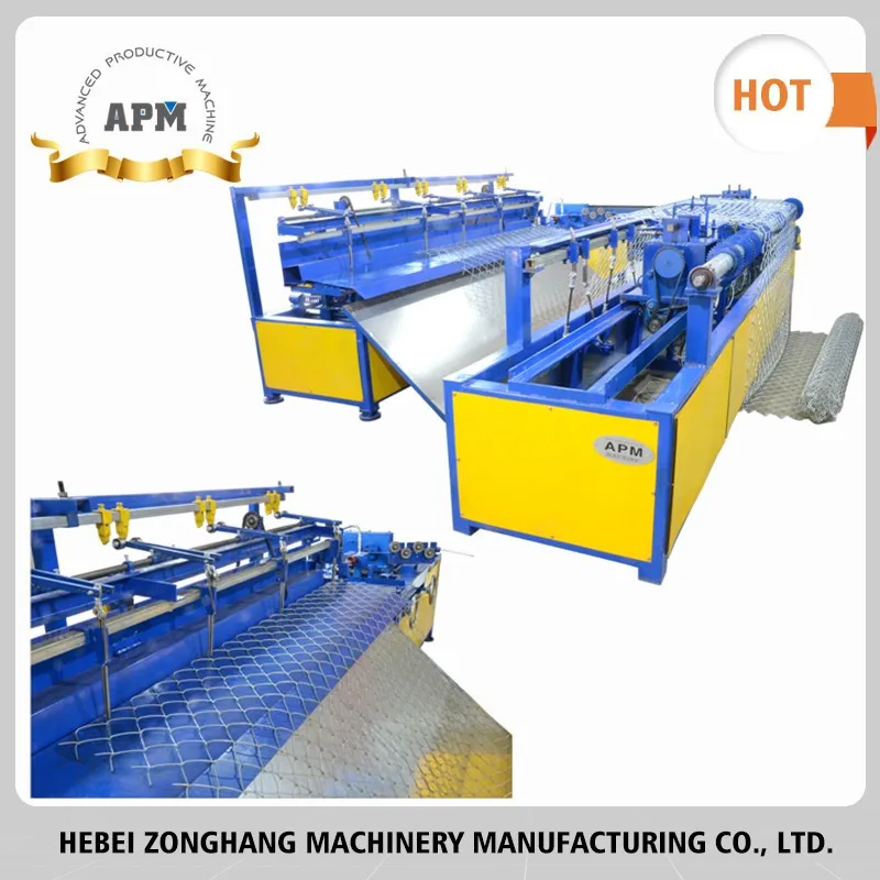 APM-CLM-3 Manually Operated Chain Link Fence Making Machine from China