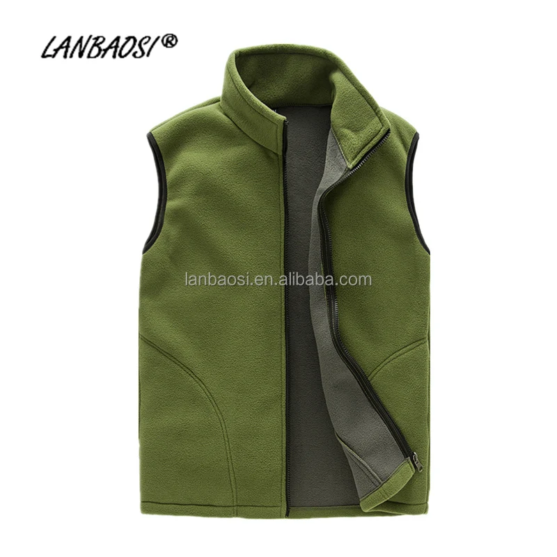 
Wholesale Mens Outdoor Polar Fleece Vest Breathable Sleeveless Waistcoat 