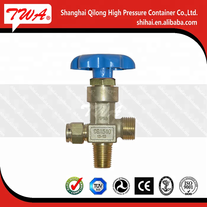 hot sale high pressure CGA540/CGA870 brass oxygen cylinder valve