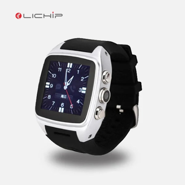 LICHIP Новый смарт часы L-308 с сенсорным емкостным экраном android GPS GPRS 3 г водонепроницаемый