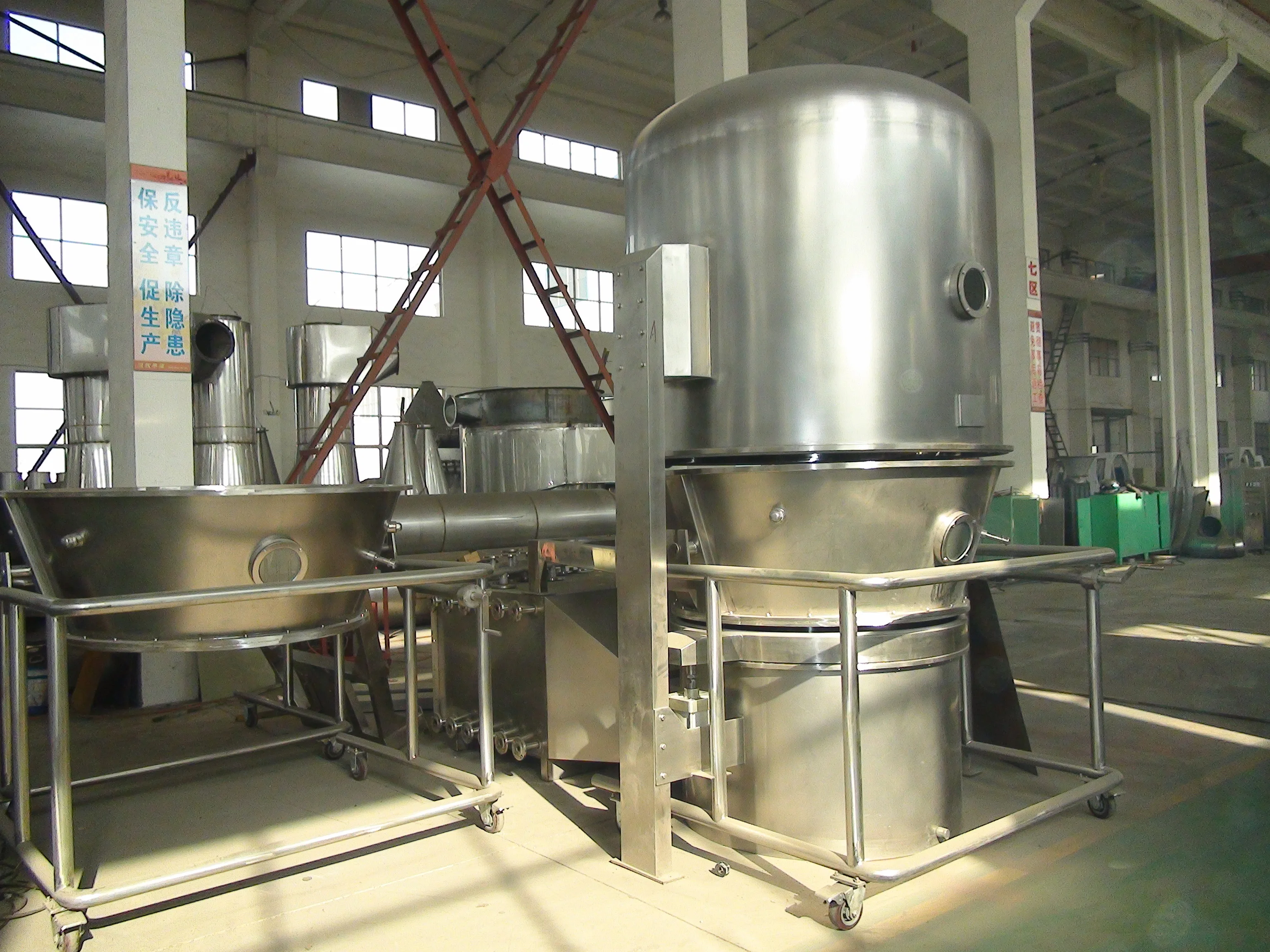 Low Price sodium perchlorate fluid bed dryer for xcmg spare parts