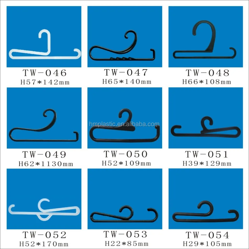 Different style plastic large hooks for socks package hook