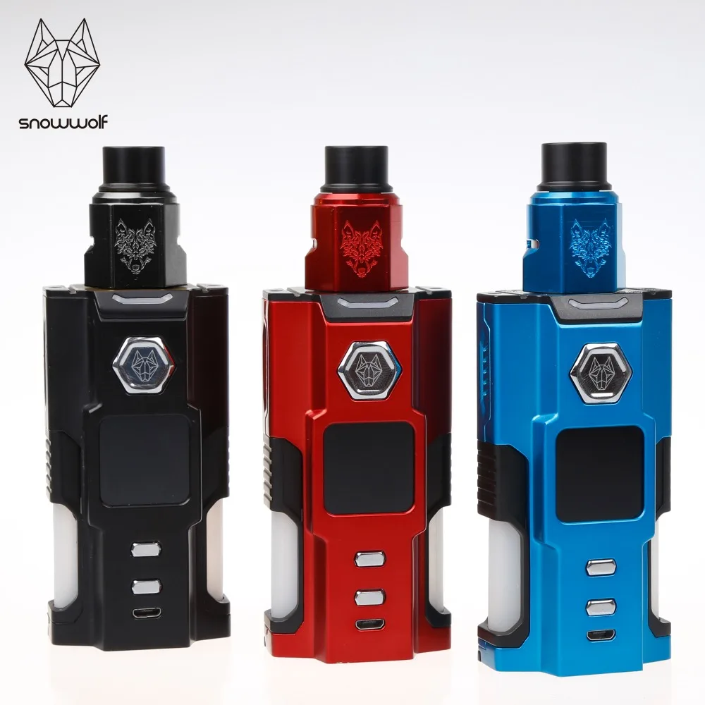  Комплект электронной сигареты Snowwolf Squonk Vfeng электронная сигарета с RDA баком Прямая поставка завода