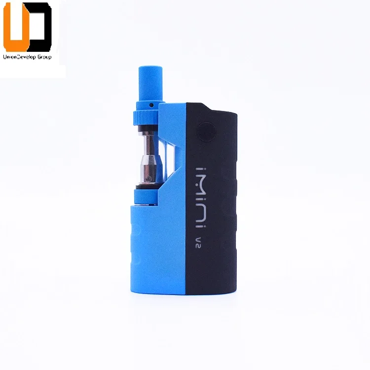 Mini Vape Mod 510 Thread Small Ceramic Glass Cartridge 500mAh Battery Preheat Rechargeable CBD Vape V1 Imini Mod