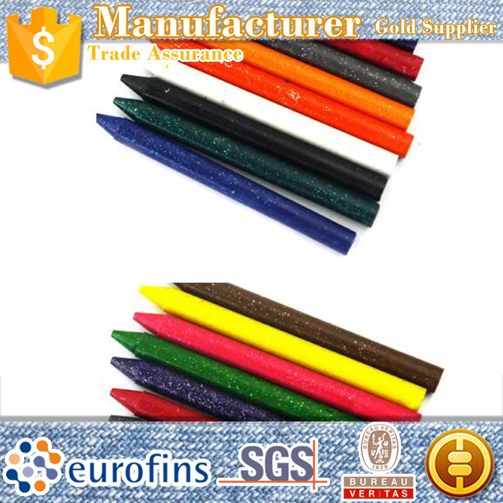 
Professional non toxic 4 6 8 12 16 24 32 colors multi color real glitter crayon 