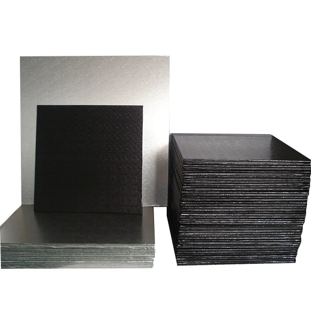 Custom High Quality 5mm thick White Matt Lamination 8 inch 10 inch 12 inch Round Masonite MDF Cake Board Cake Base Discs