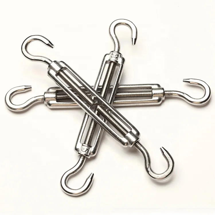 M14 Open Body Turnbuckles Eye And Hook Stainless Steel European Turnbuckles