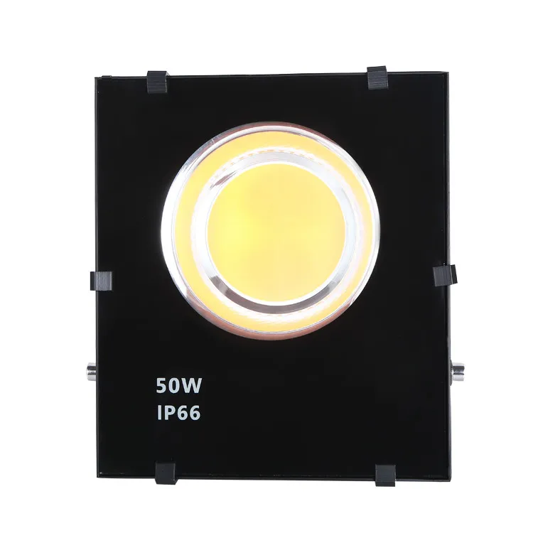 
Beam angle 140 square purple glass cover light cob led flood light 50w 