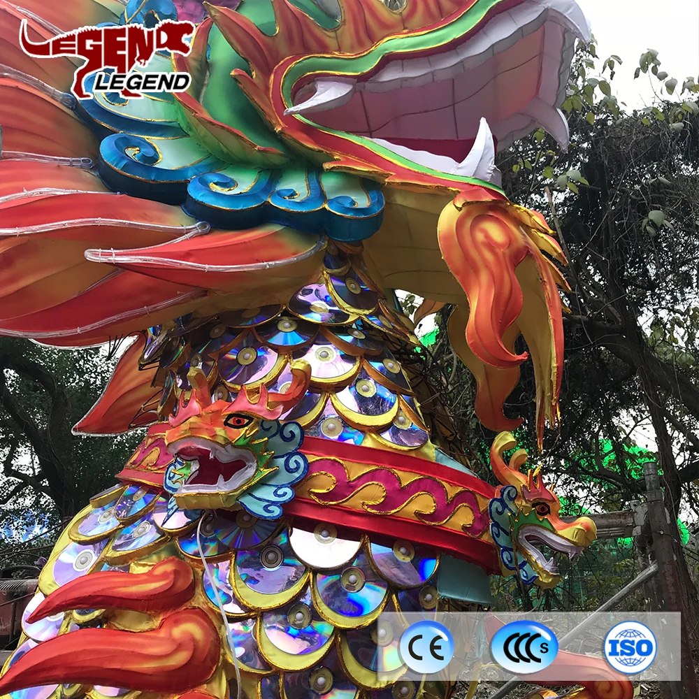 2018 Newest Chinese festival decoration vivid chinese dragon lantern