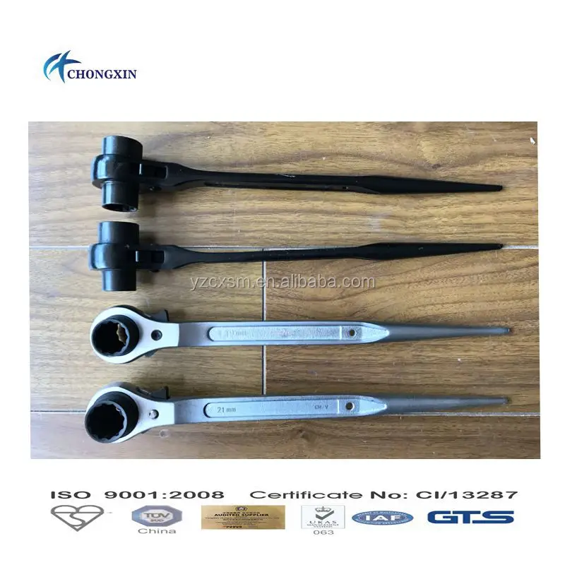 17/19 17/21 19/21 Трещоточный торцевой ключ/гаечный ключ для лесов