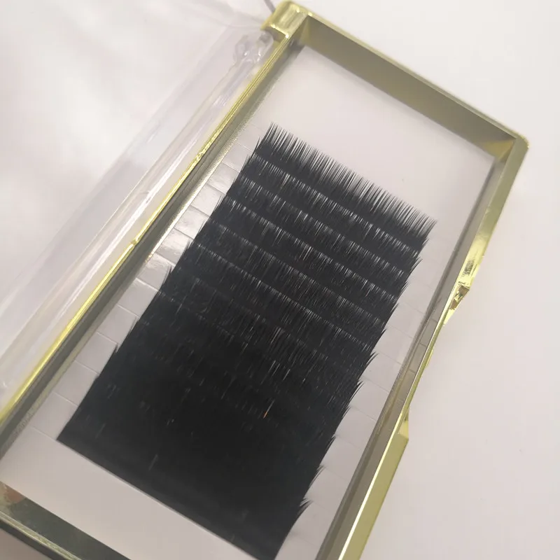 
RTS China factory private label classic 0.20mm mixed length C D J curl silk lash extension for Professional Salon Use 