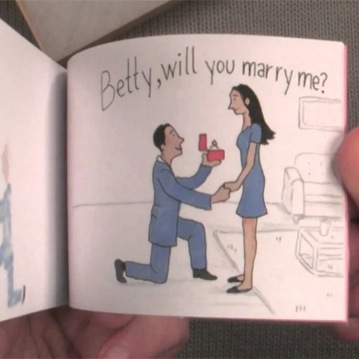 Custom  mini pocket  colorful comic flip book with glub binding