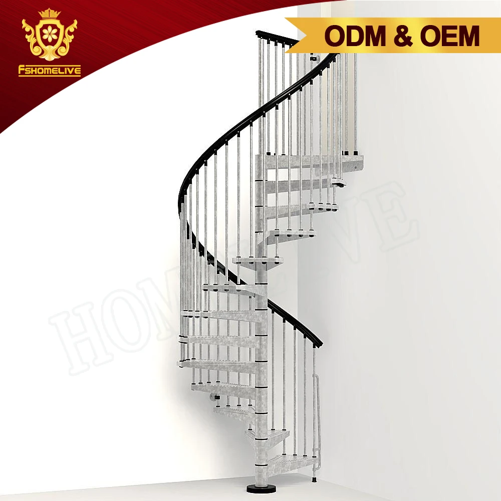 S Shaped Stainless Steel How To Build A Prefab External Small Outdoor Metal Circular Staircase