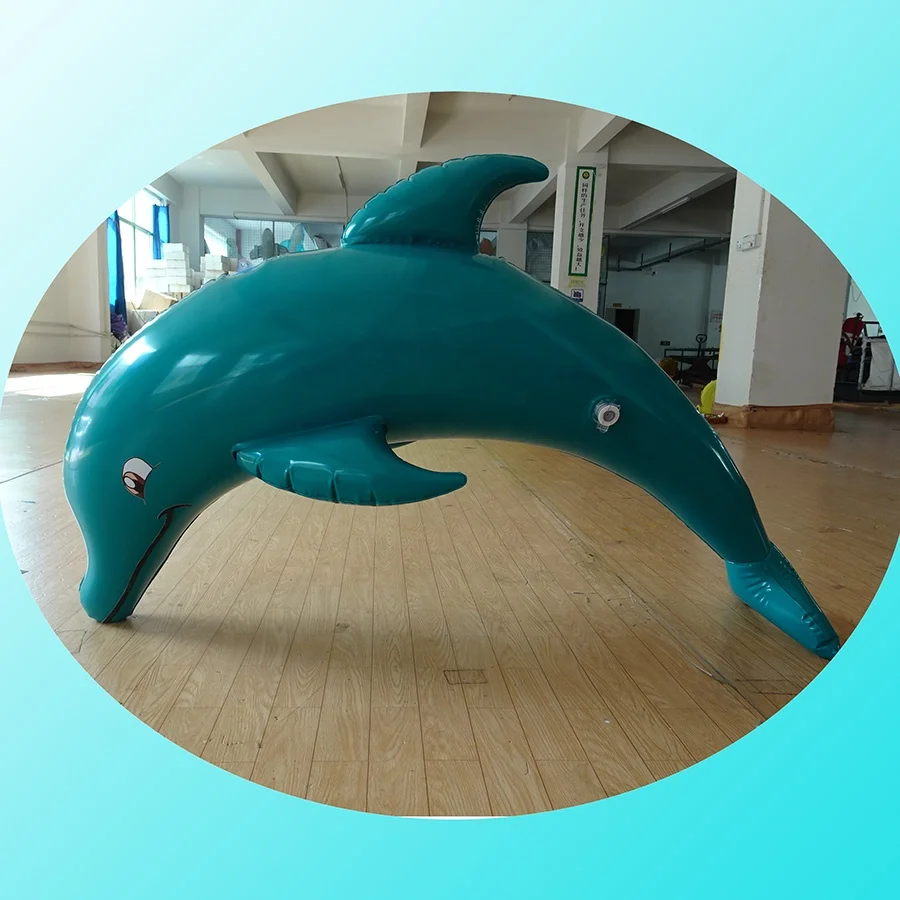 SZZHN Custom Inflatable Dolphin High Quality Fun Kissing Dancing Dolphin Sea World Event Lawn Display Inflatable Dolphin