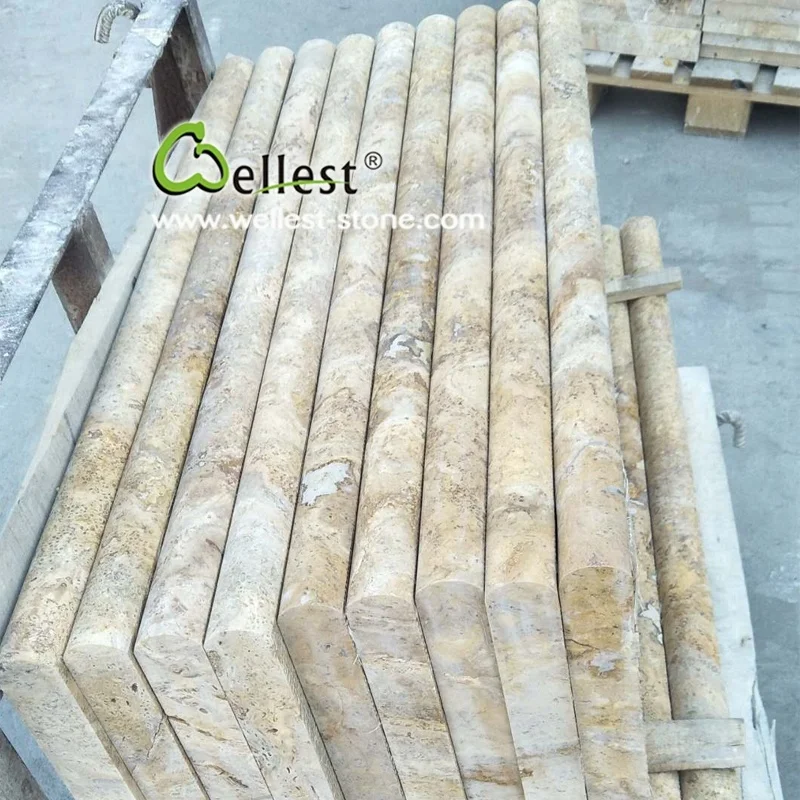 Good Price Beige Antique Travertine French Pattern Paver And Pool Coping Stone