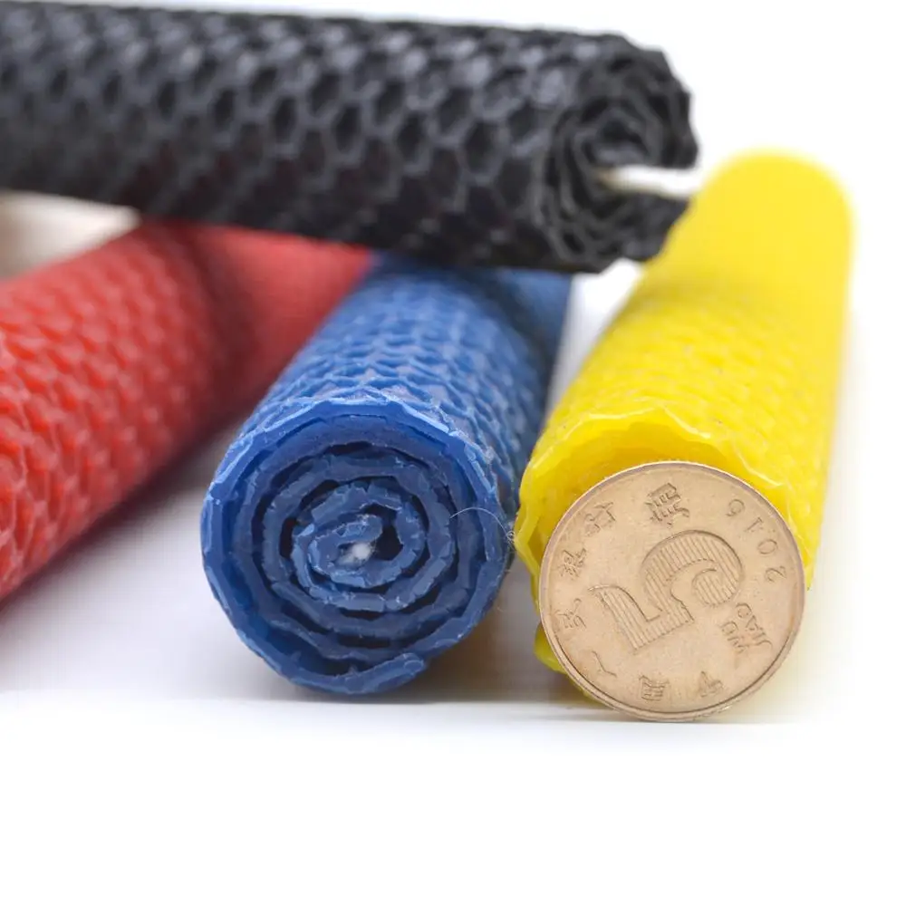 
fancy hand rolled beeswax candles aromatherapy for Hanukkah 