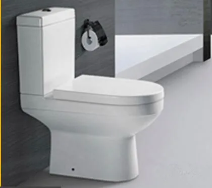 Гравитационный керамический туалетный комод для ванной из двух частей