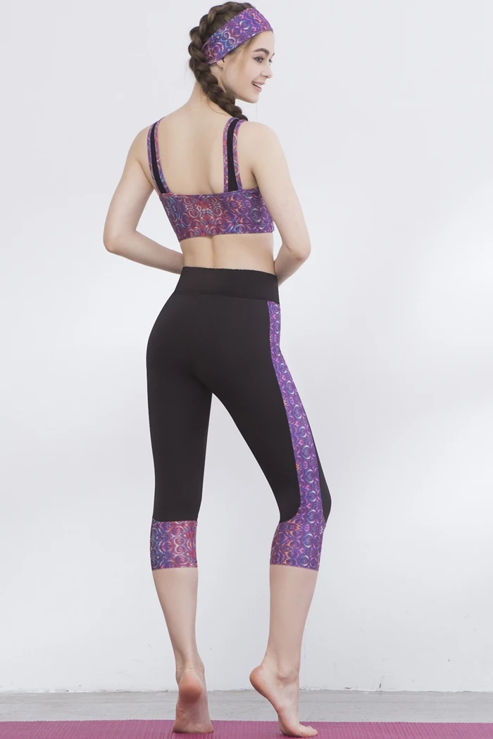 
Athletic apparel manufacturers sexy pattern sport bra active wear 