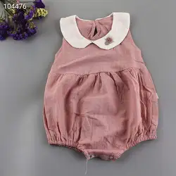 Детский комбинезон из натурального хлопка, однотонный комбинезон из джинсовой ткани для скалолазания, весна-лето 100%