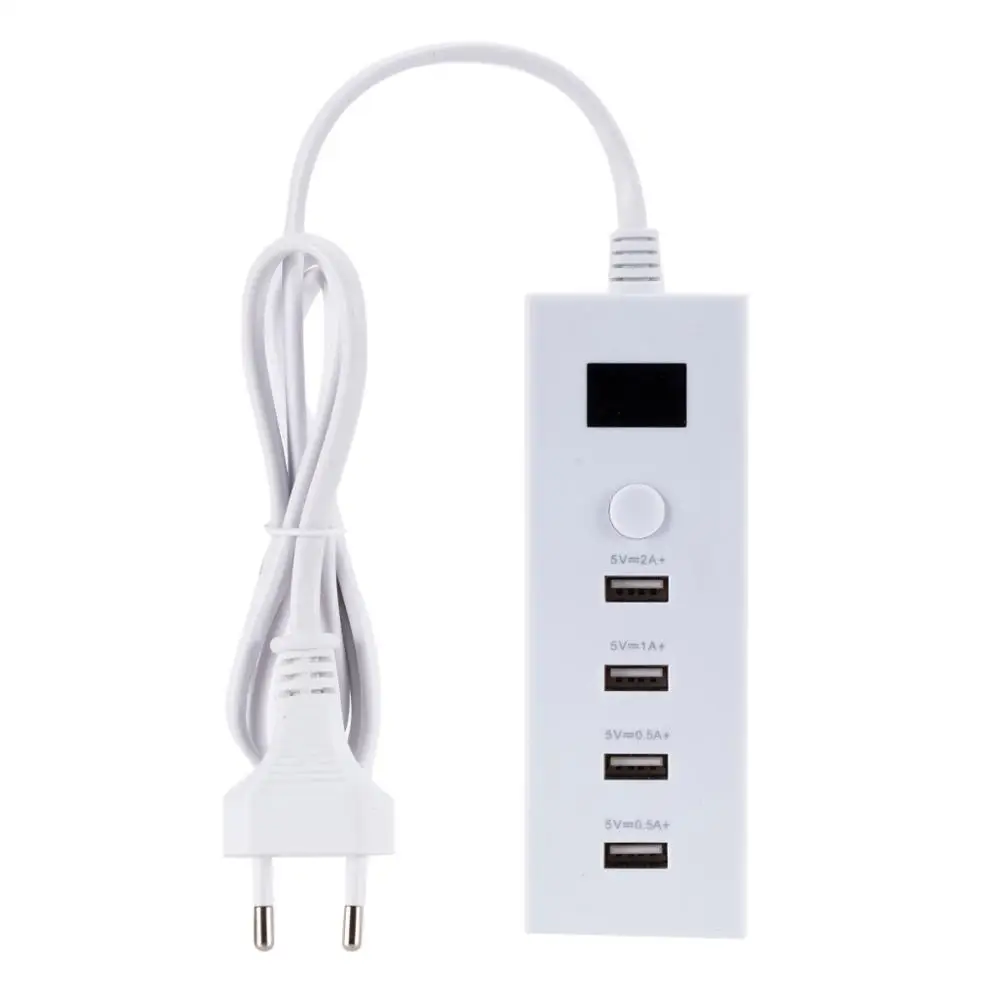 4 Port USB Hub 5V Quick Charger Wall Charging Station