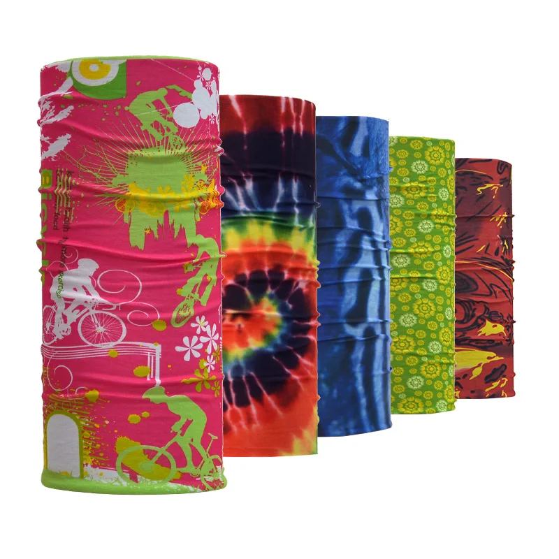 
Custom Logo 100% Polyester Tubular Bandana 