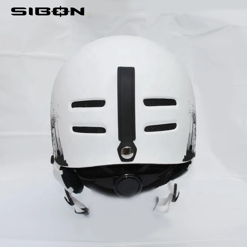
SIBON B0822108 CE 14 air vents ABS shell removable goggle lock strap washable liner kids ski helmet oem 