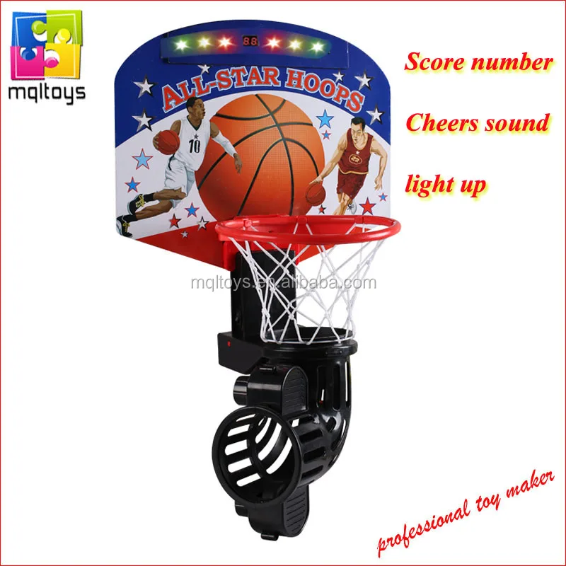 Indoor basketball hoops game set wireless electronic ball game