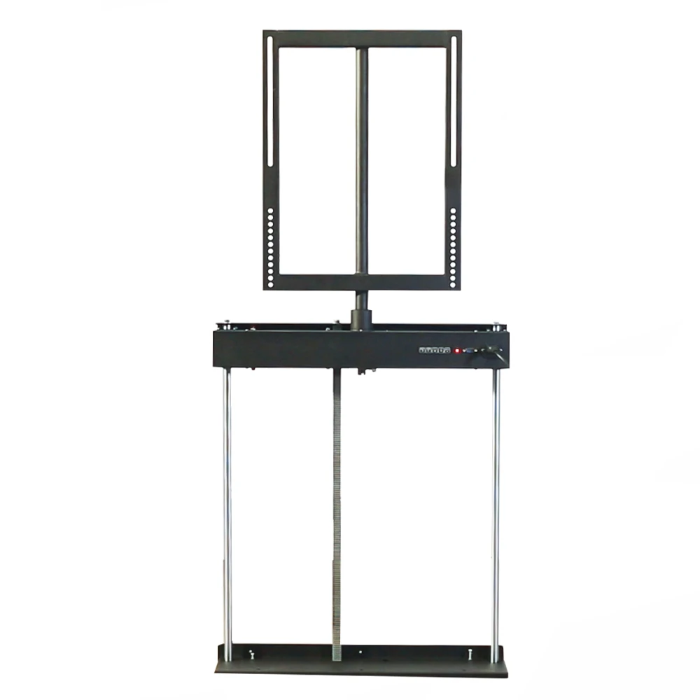 Pop Up tv riser electrical TV Lift with automatic 360 degrees swivel rotation system