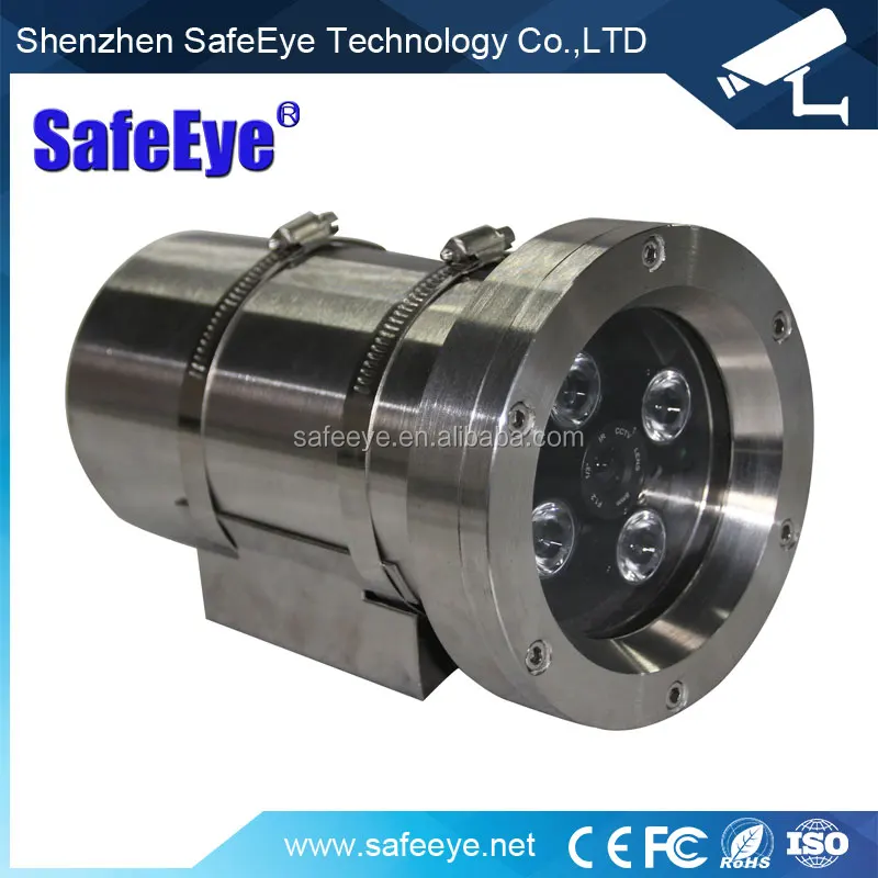 China factory sale 304 316 stainless steel Explosion Proof CCTV Camera & Housing KBA102 Support POE Power supply solar power