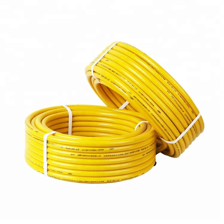 High Quality Rubber Gas  Pipe/Flexible Gas Hose with Stainless Steel fitting