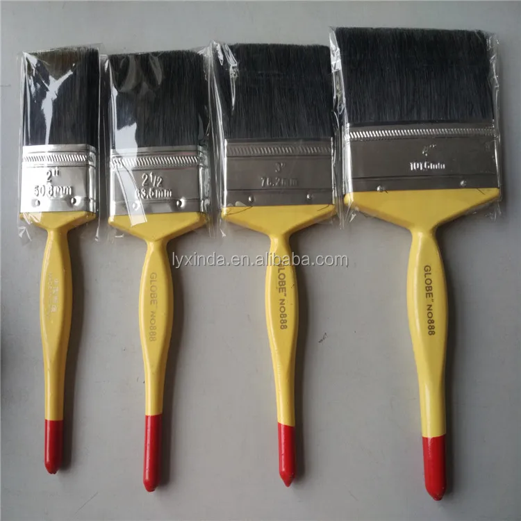 Manufacturer High quality professional wall painting tools plastic handle paint brush for Philippines market